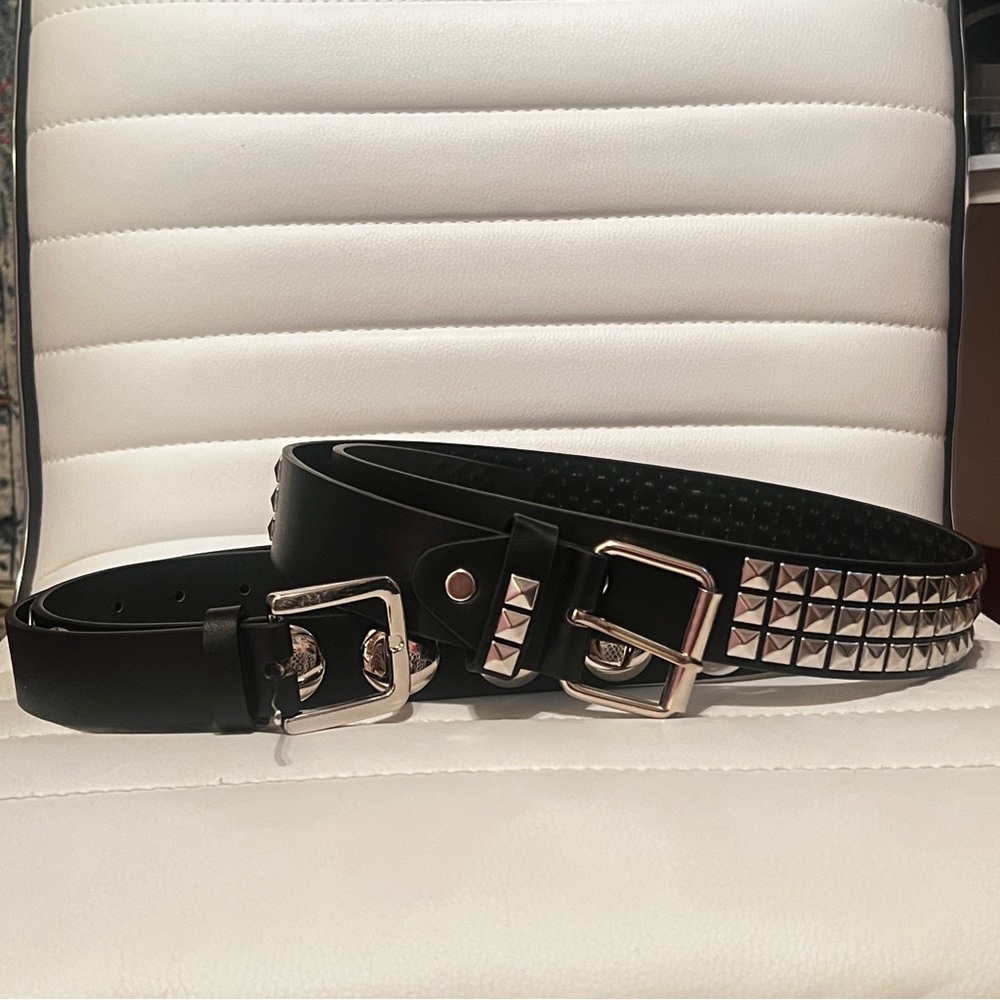 NWOT Bundle of Two Grunge Studded Belts Goth Emo 90s
